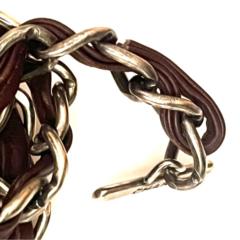 Chanel Toggle Leather Chain Replacement Strap - image 3